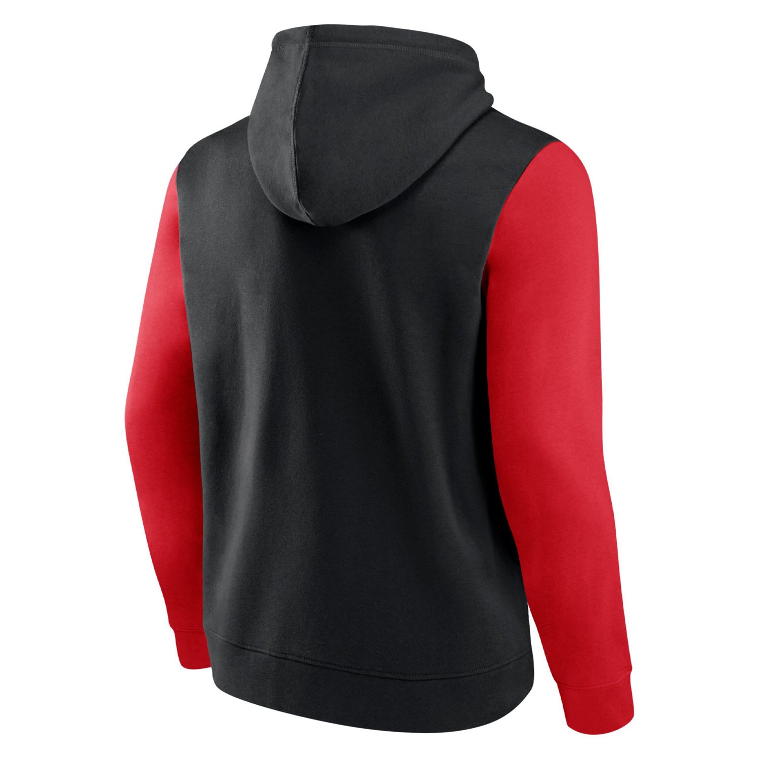 Fanatics Red Toronto Raptors Attack Colorblock Pullover Hoodie - view number 3