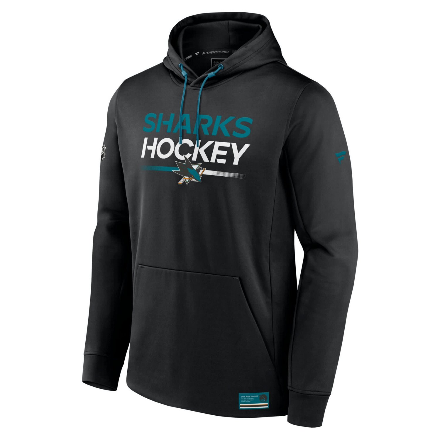 Fanatics San Jose Sharks Authentic Pro Fleece Pullover Hoodie - view number 2