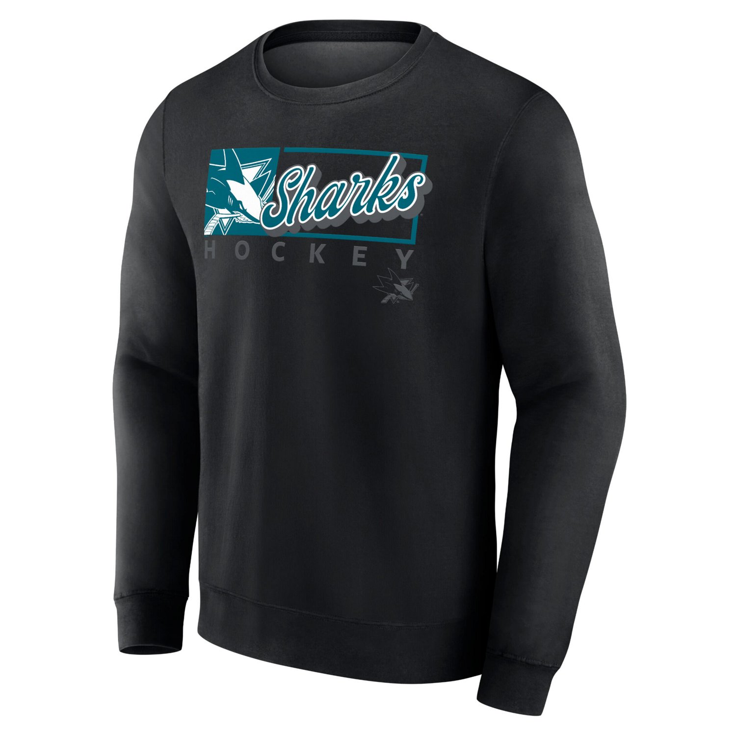 Fanatics San Jose Sharks Focus Fleece Pullover Sweatshirt                                                                        - view number 2