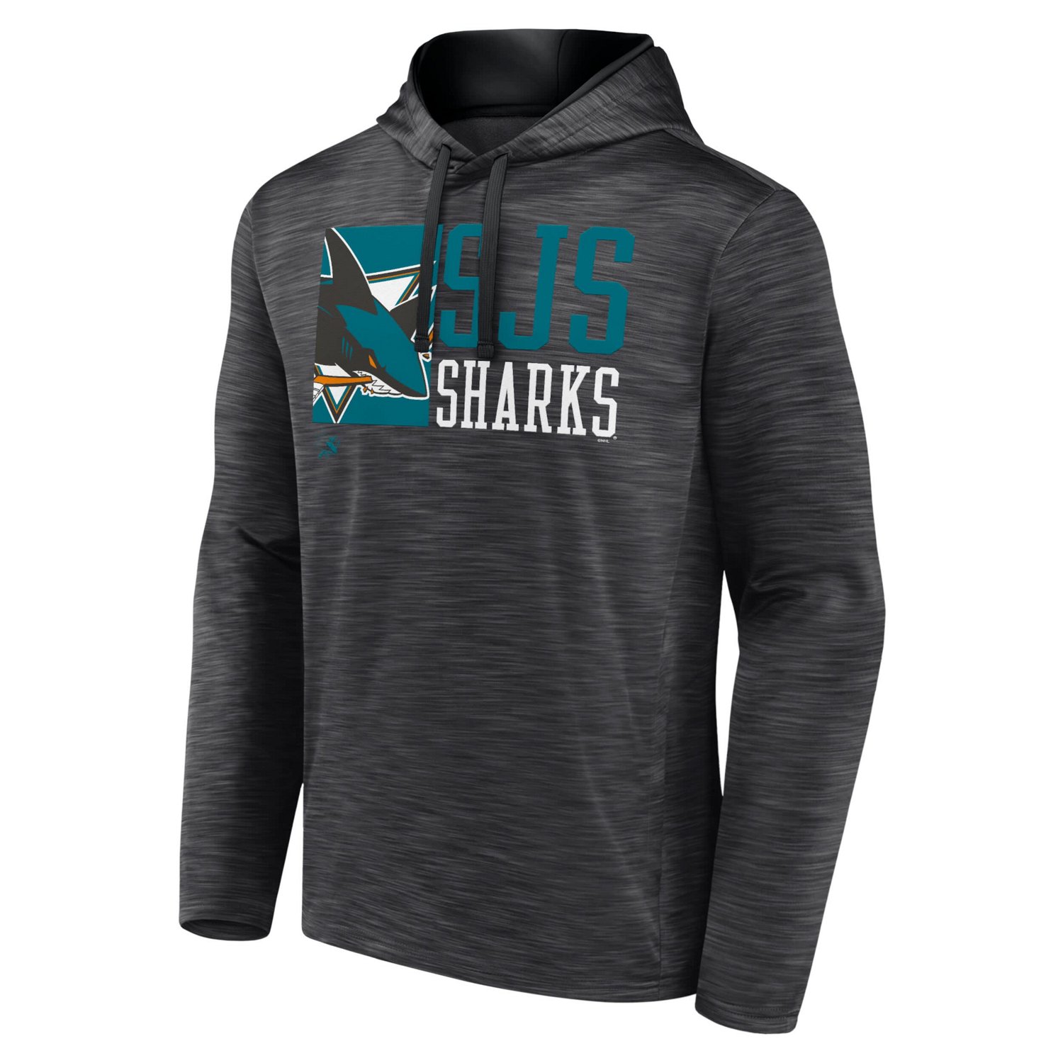 Fanatics San Jose Sharks Never Quit Pullover Hoodie                                                                              - view number 2
