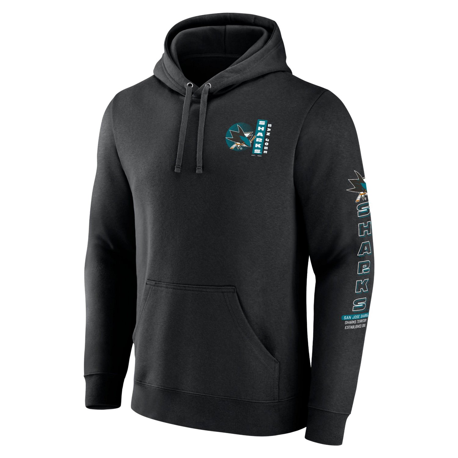 Fanatics San Jose Sharks Revolution Pullover Hoodie                                                                              - view number 2