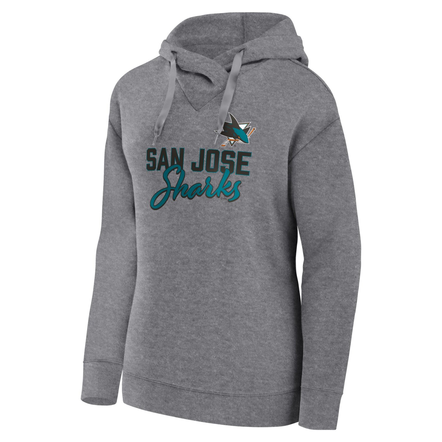 Fanatics San Jose Sharks Script Favorite Pullover Hoodie                                                                         - view number 2
