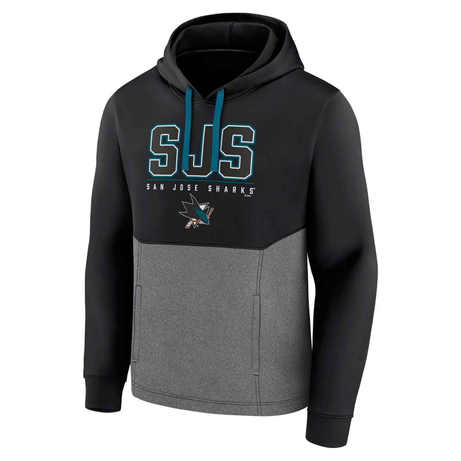Fanatics San Jose Sharks Successful Tri-Blend Pullover Hoodie                                                                    - view number 2
