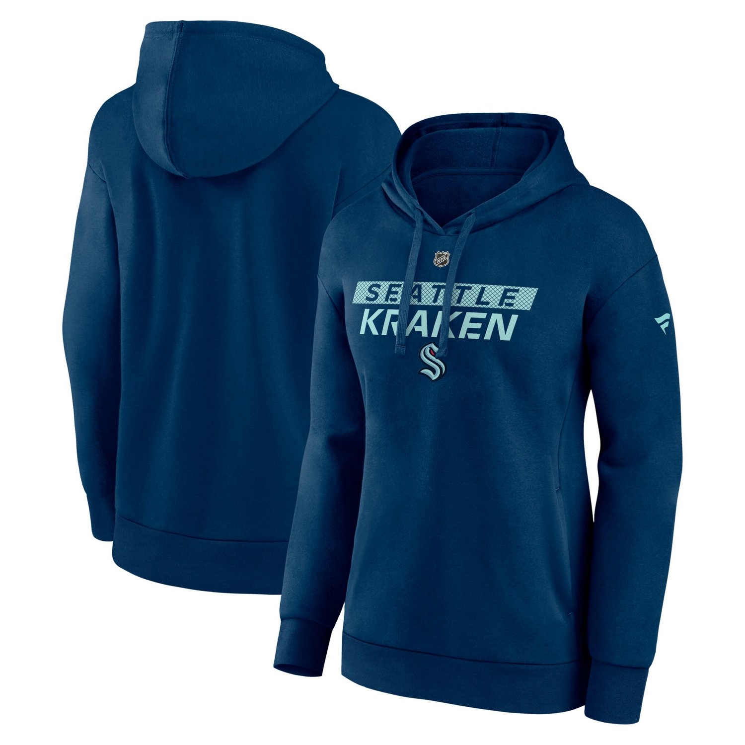 Fanatics Seattle Kraken Authentic Pro Core Primary Fleece Pullover Hoodie                                                        - view number 1