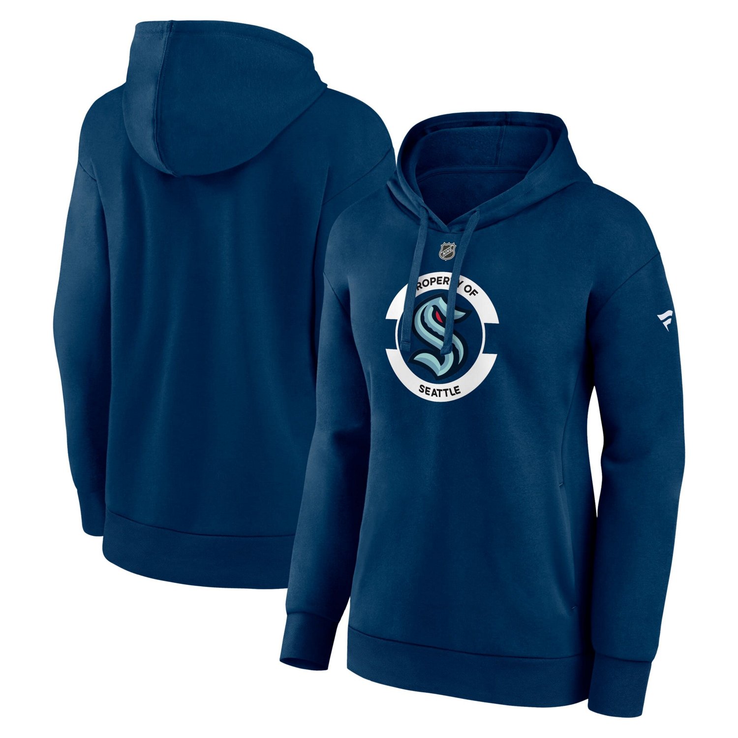 Fanatics Seattle Kraken Authentic Pro Core Secondary Fleece Pullover Hoodie