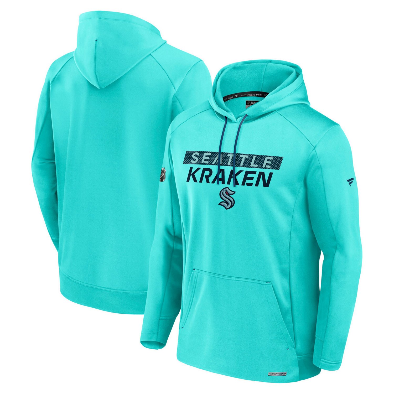 Fanatics Seattle Kraken Authentic Pro Rink Fleece Pullover Hoodie                                                                - view number 1
