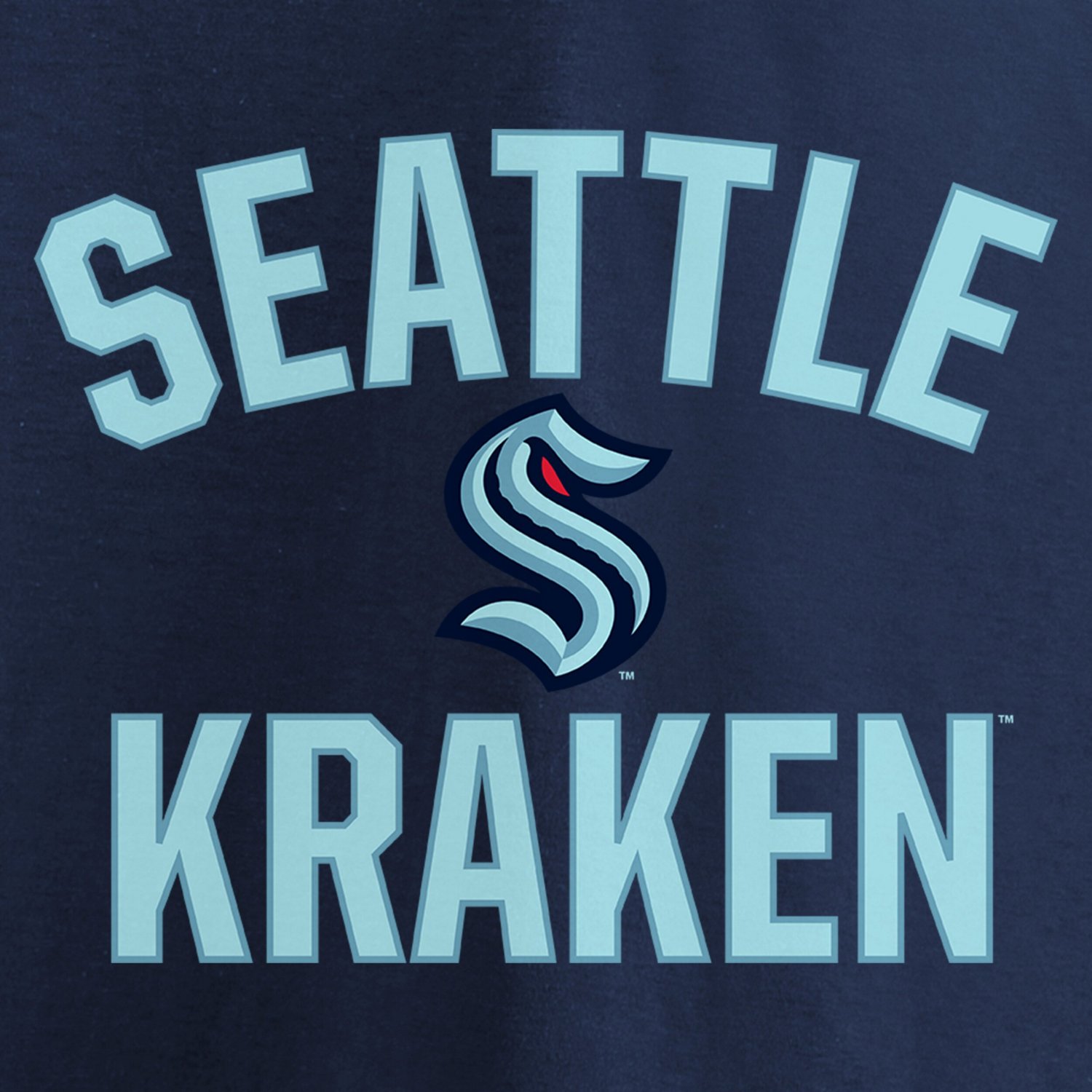 Fanatics Seattle Kraken Victory Arch Team Fitted Pullover Hoodie