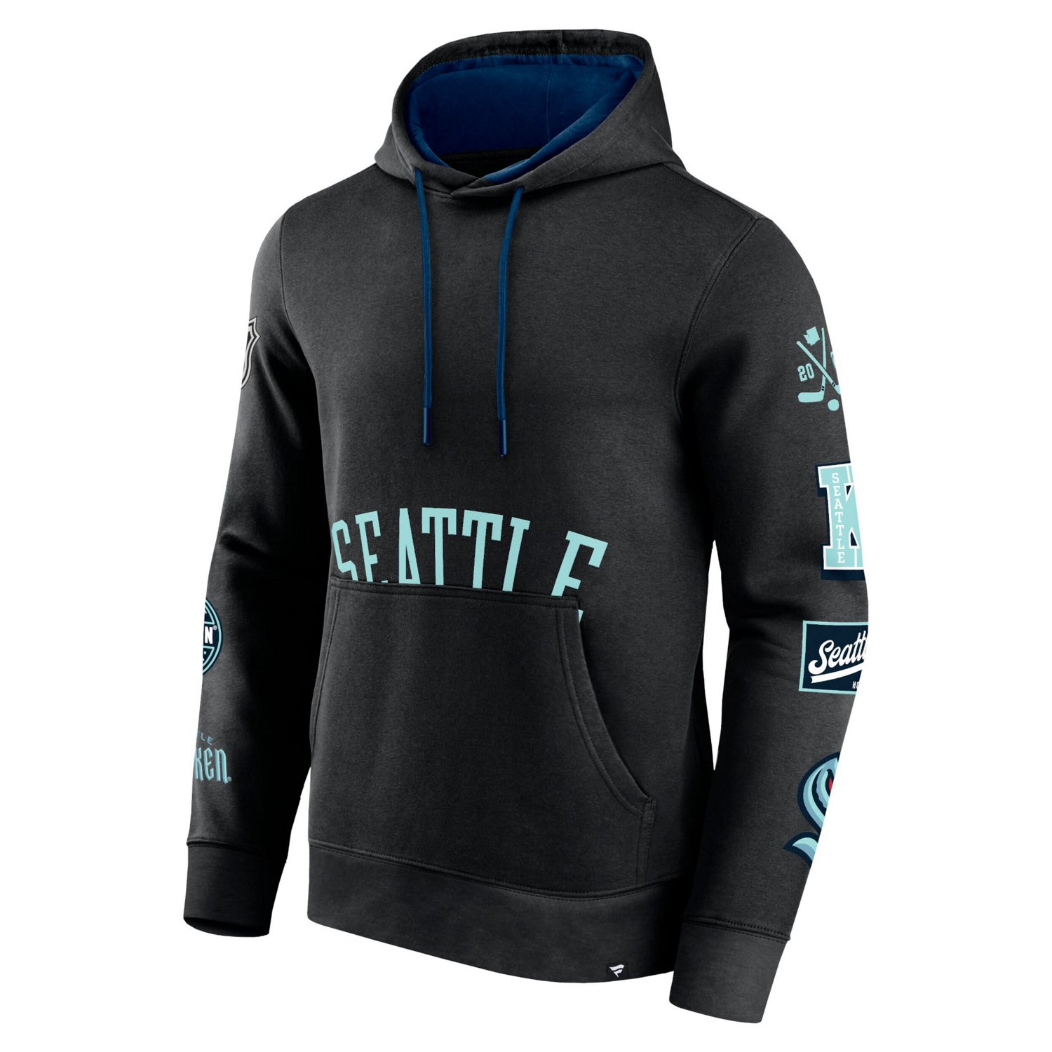 Fanatics Seattle Kraken Wild Winner Fleece Pullover Hoodie - view number 2
