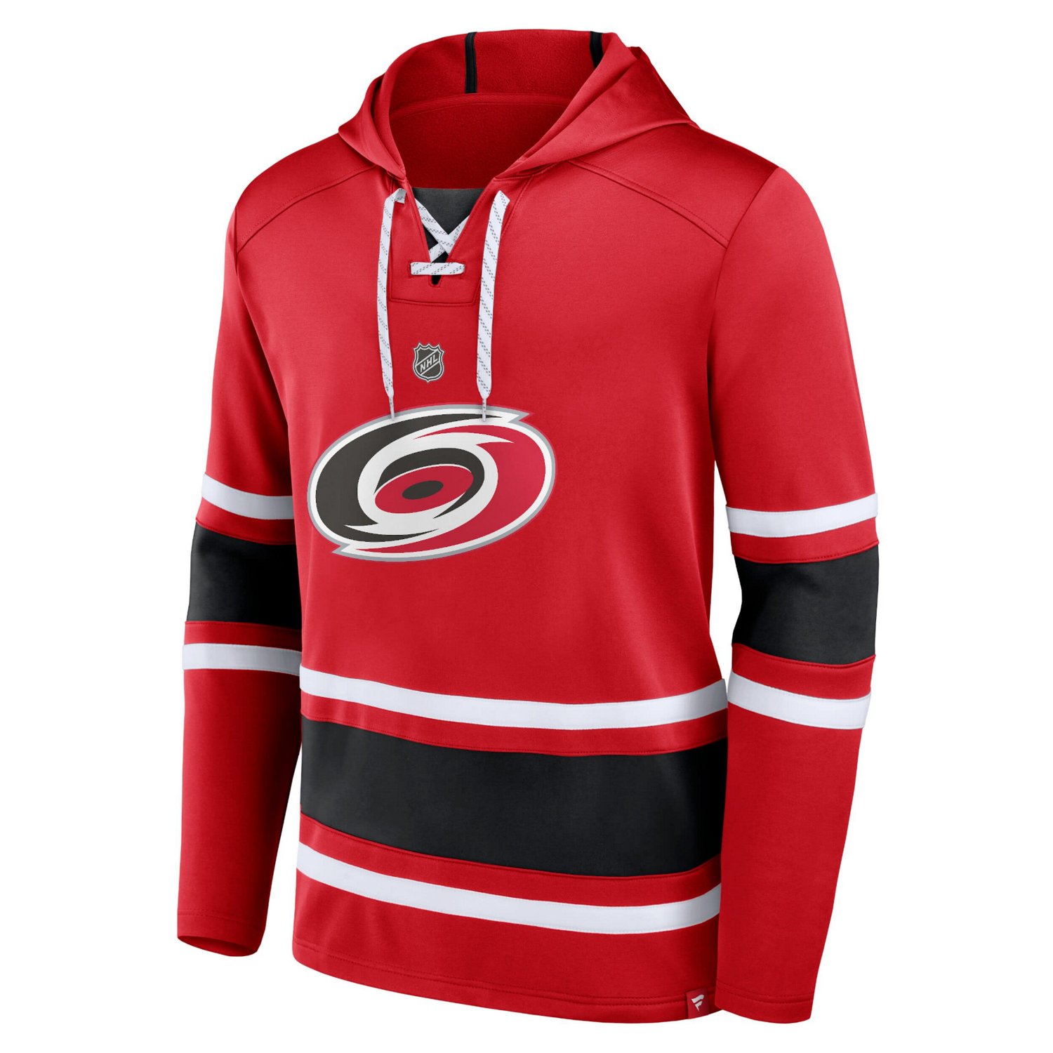 Fanatics Sebastian Aho Carolina Hurricanes Name  Number Lace-Up Pullover Hoodie