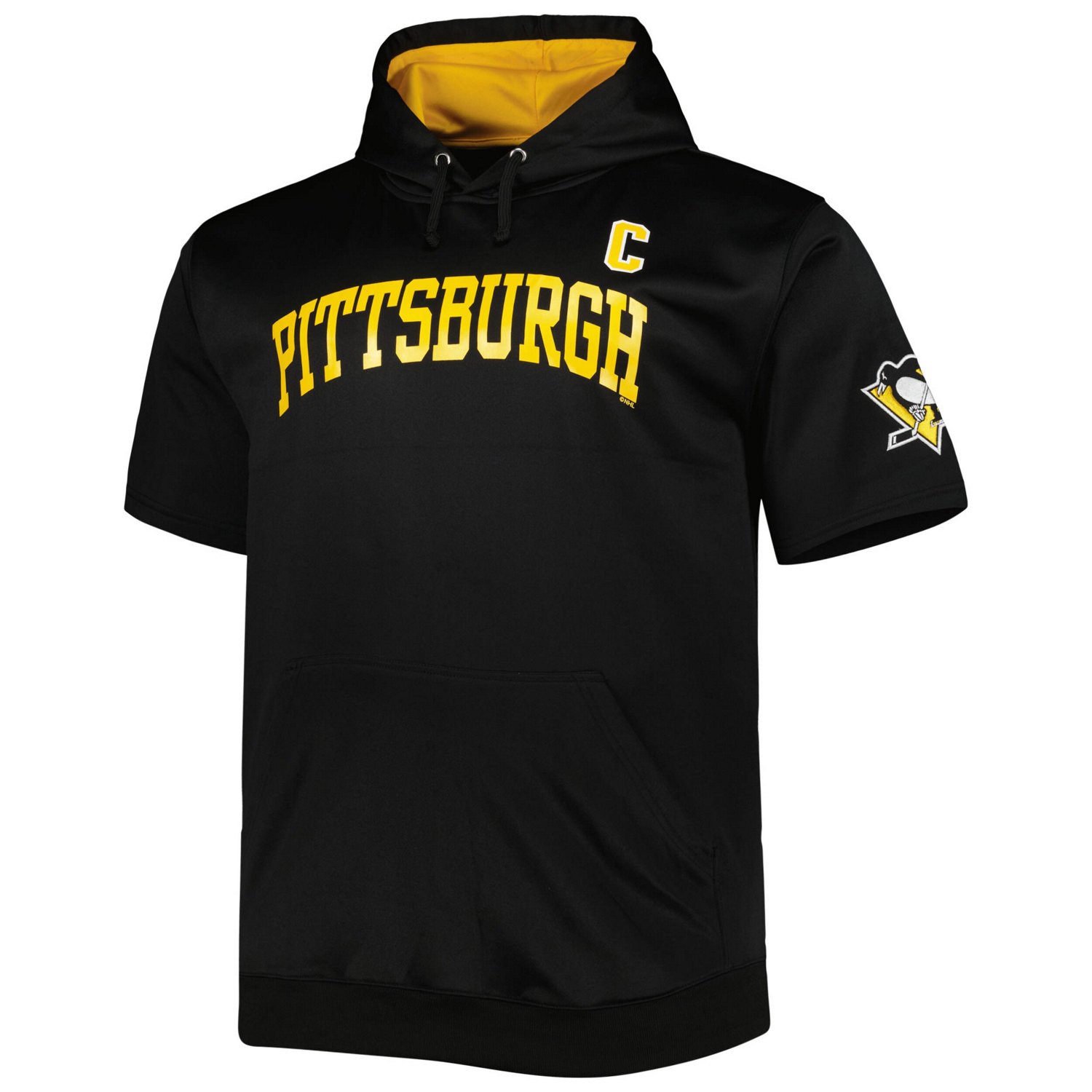 Fanatics Sidney Crosby Pittsburgh Penguins Big  Tall Captain Patch Name Number Pullover Hoodie