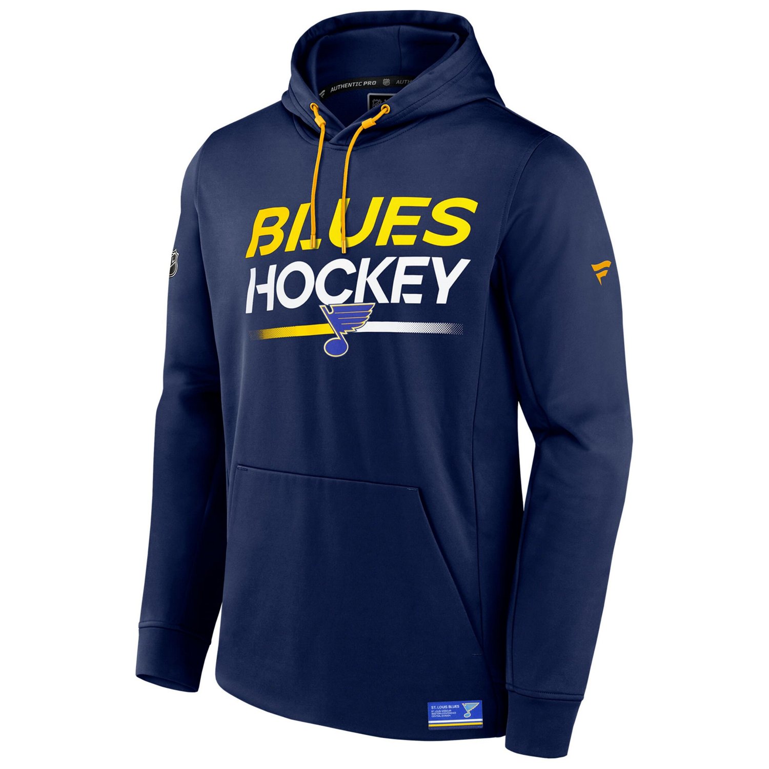 Fanatics St Louis Blues Authentic Pro Fleece Pullover Hoodie - view number 2