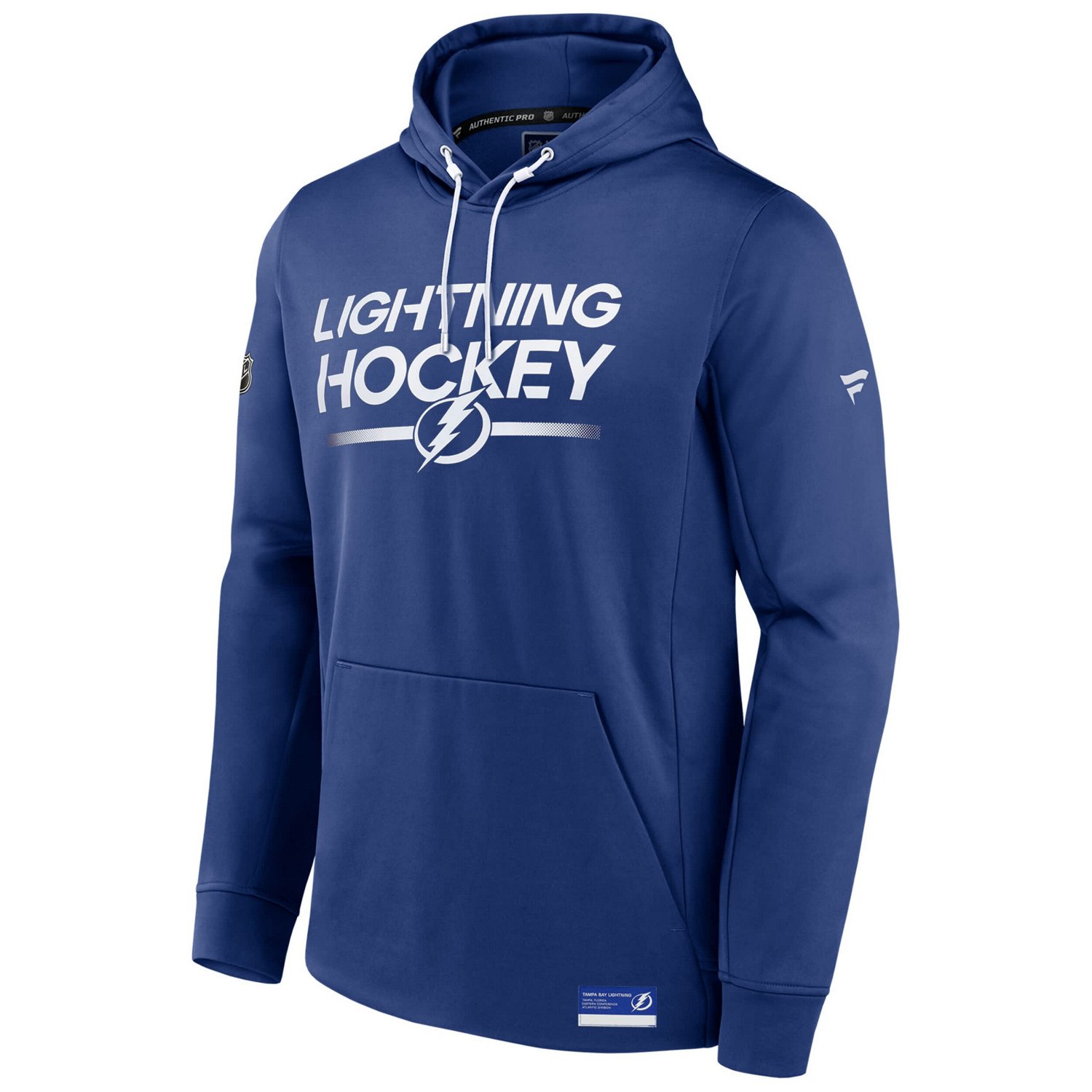 Fanatics Tampa Bay Lightning Authentic Pro Fleece Pullover Hoodie
