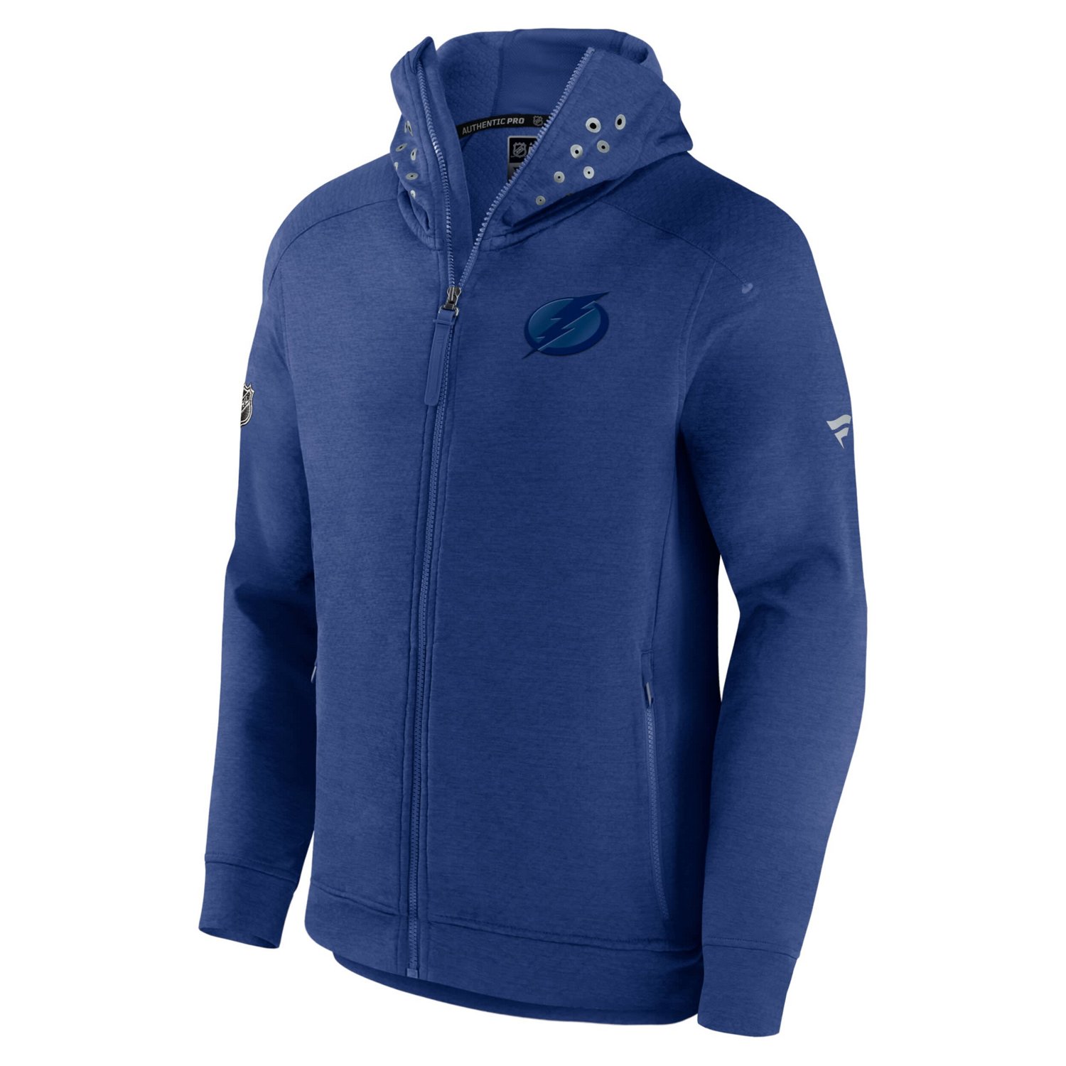 Fanatics Tampa Bay Lightning Authentic Pro Road Tech Lightweight Full-Zip Hoodie Jacket