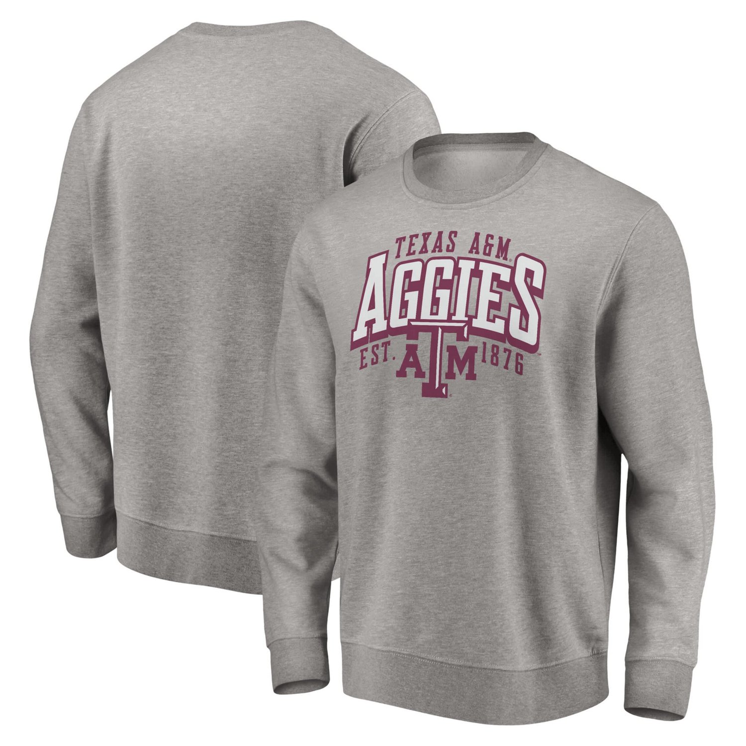 ATM Aggies スウェットシャツ グレー Fanatics Texas AM Aggies Defensive Leader Block Party Fleece