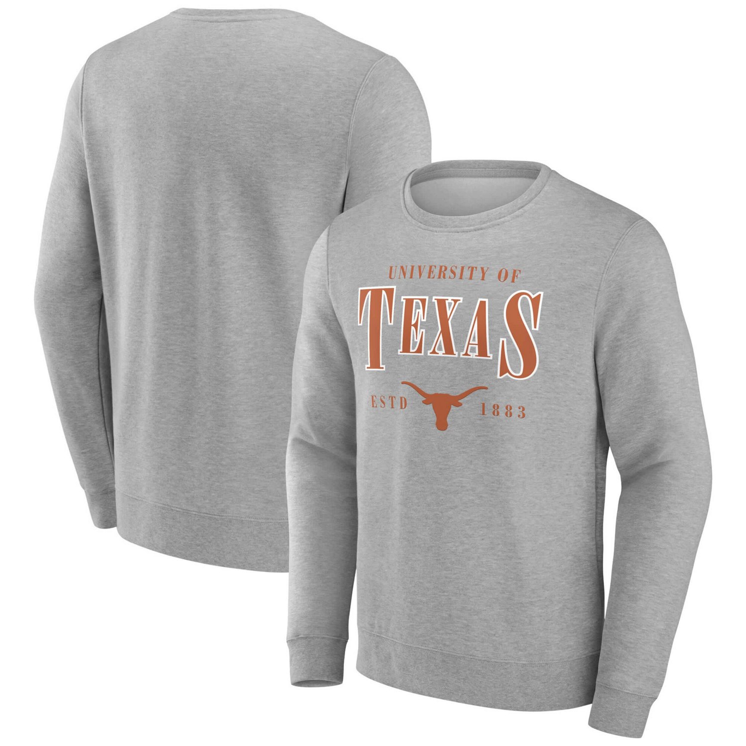 Fanatics Texas Longhorns True Classics Act Fast Fleece Pullover Sweatshirt