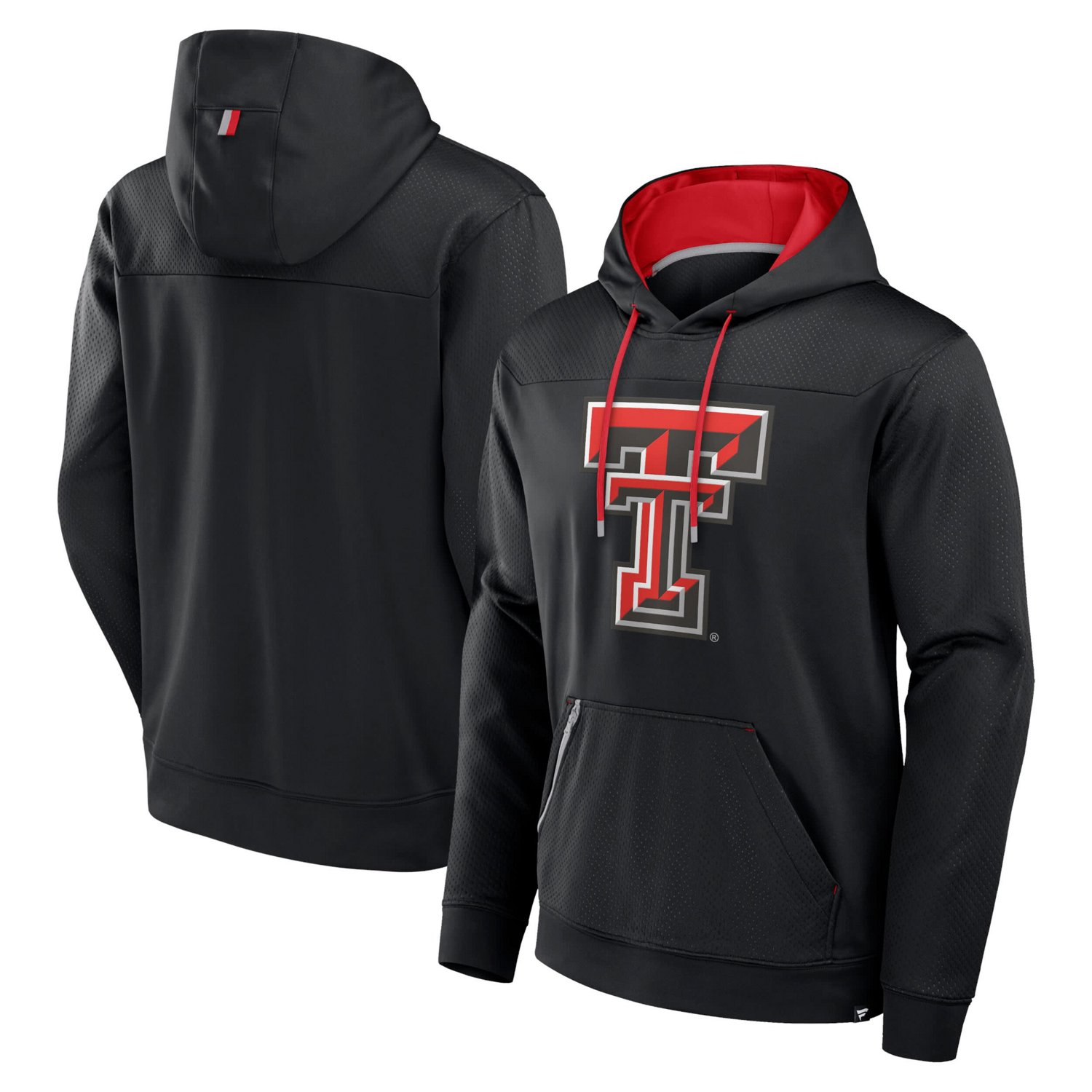 Fanatics Texas Tech Red Raiders Defender Dot Faded Primary Pullover Hoodie
