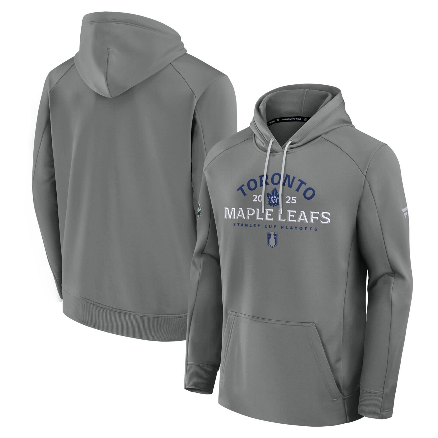 Fanatics Toronto Maple Leafs 2025 Stanley Cup Playoffs Authentic Pro Rink Fly Fleece Pullover Hoodie - view number 1