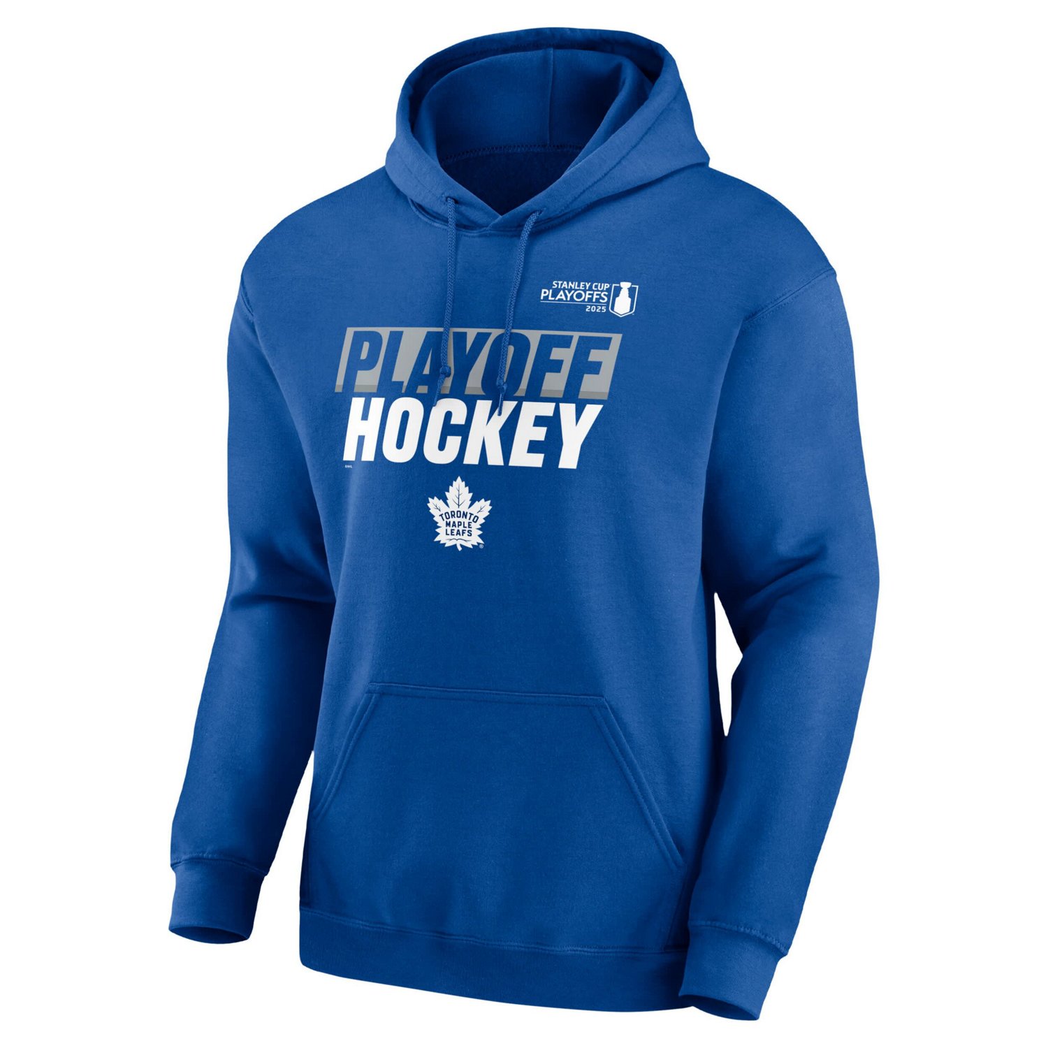 Fanatics Toronto Maple Leafs 2025 Stanley Cup Playoffs Breakout Fleece Pullover Hoodie