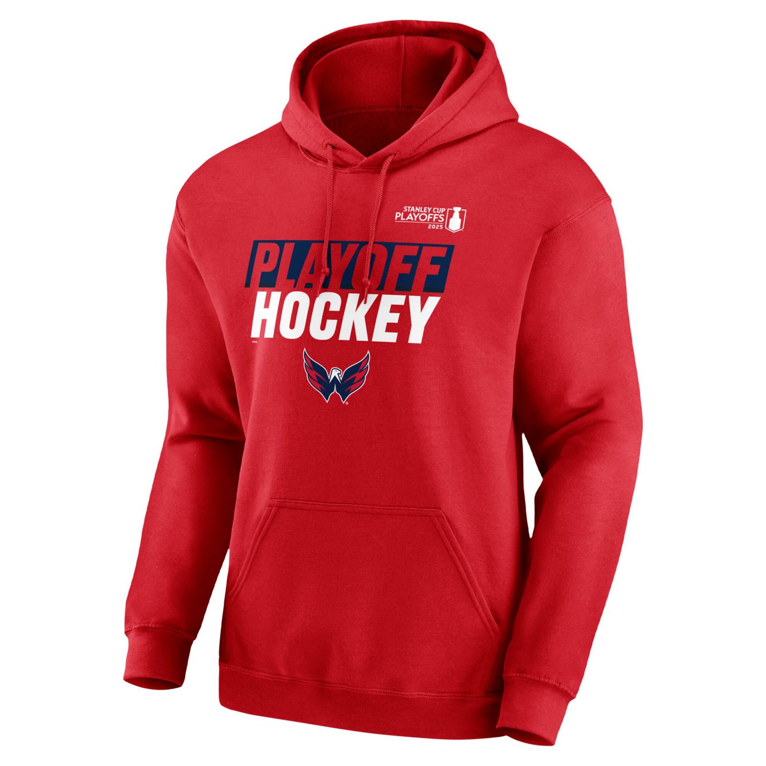 Fanatics Washington Capitals 2025 Stanley Cup Playoffs Breakout Fleece Pullover Hoodie - view number 2
