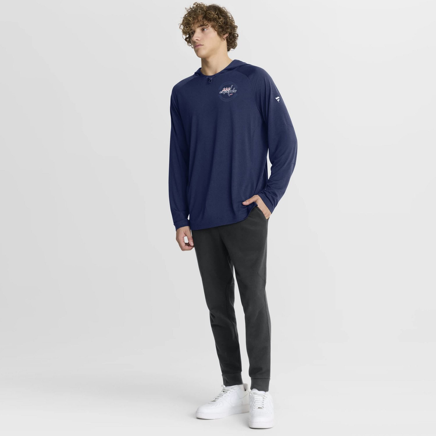 Fanatics Washington Capitals Authentic Pro Rink Raglan Hoodie - view number 3