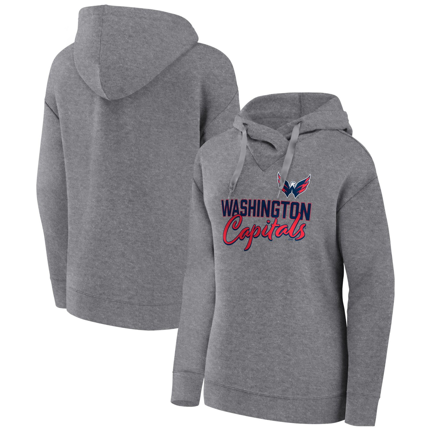Fanatics Washington Capitals Script Favorite Pullover Hoodie                                                                     - view number 1