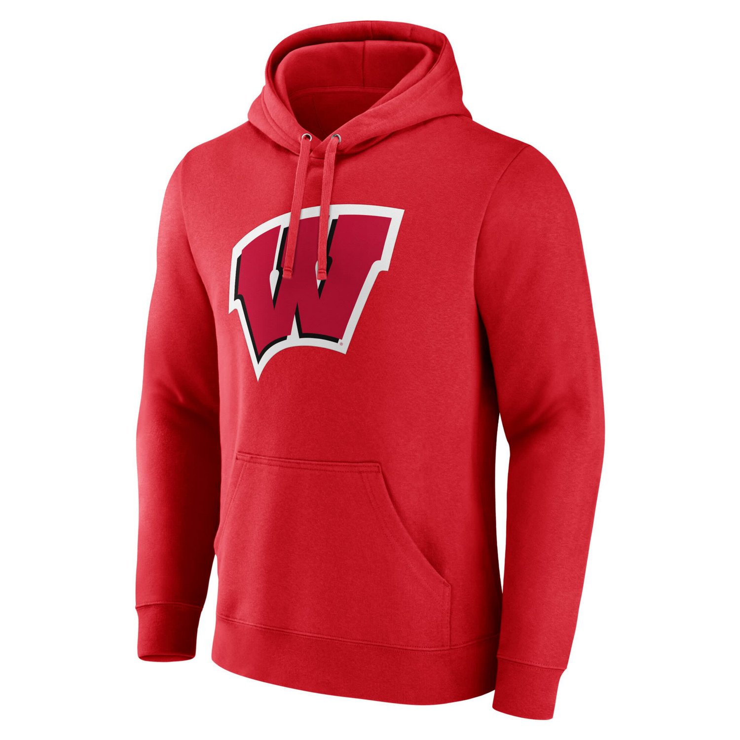 Fanatics Wisconsin Badgers Applique Fleece Pullover Hoodie - view number 2