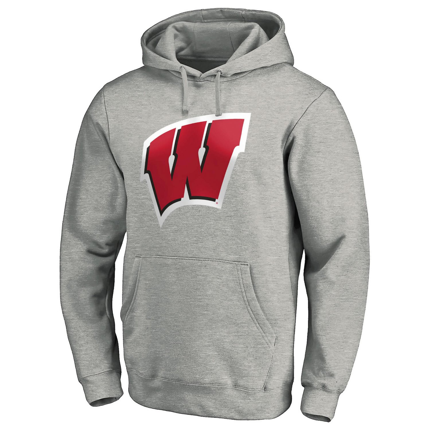 Fanatics Wisconsin Badgers Primary Logo Pullover Hoodie                                                                          - view number 2