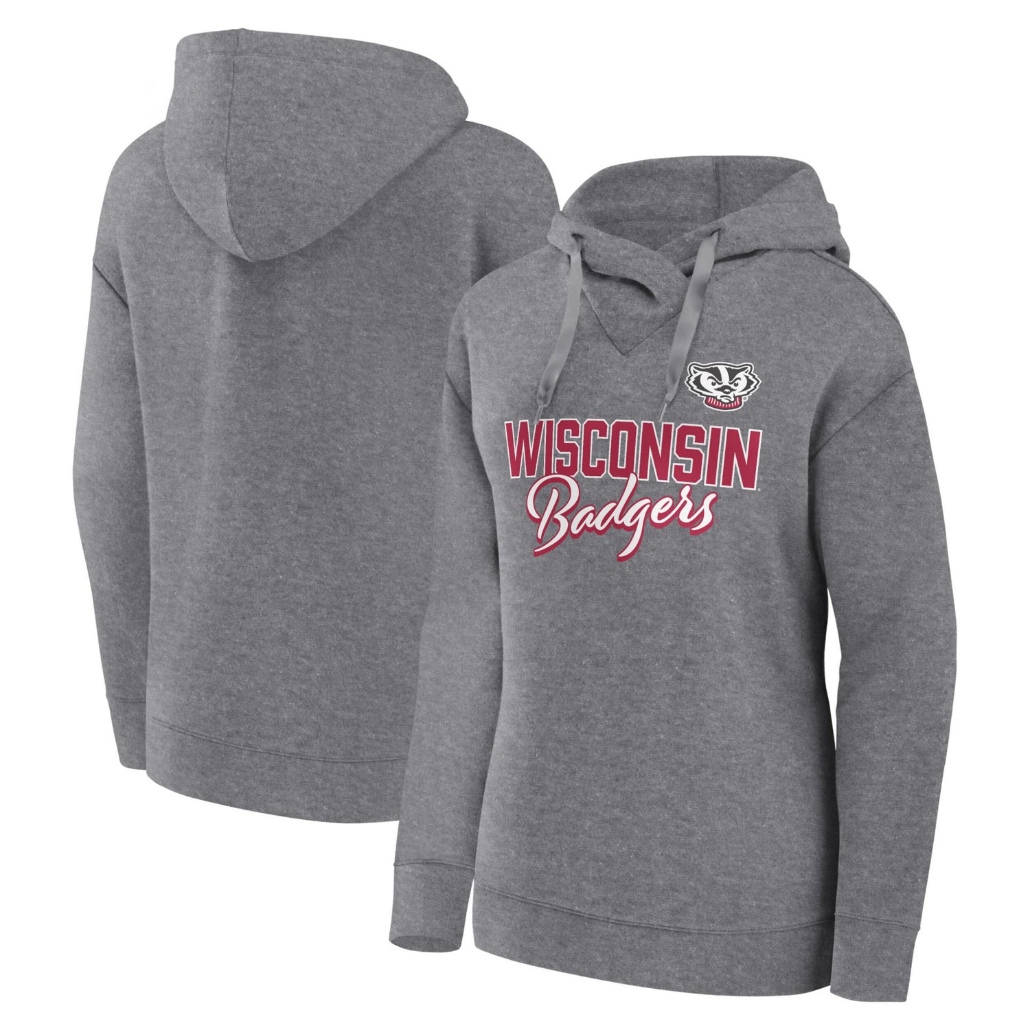 Fanatics Wisconsin Badgers Script Favorite Pullover Hoodie