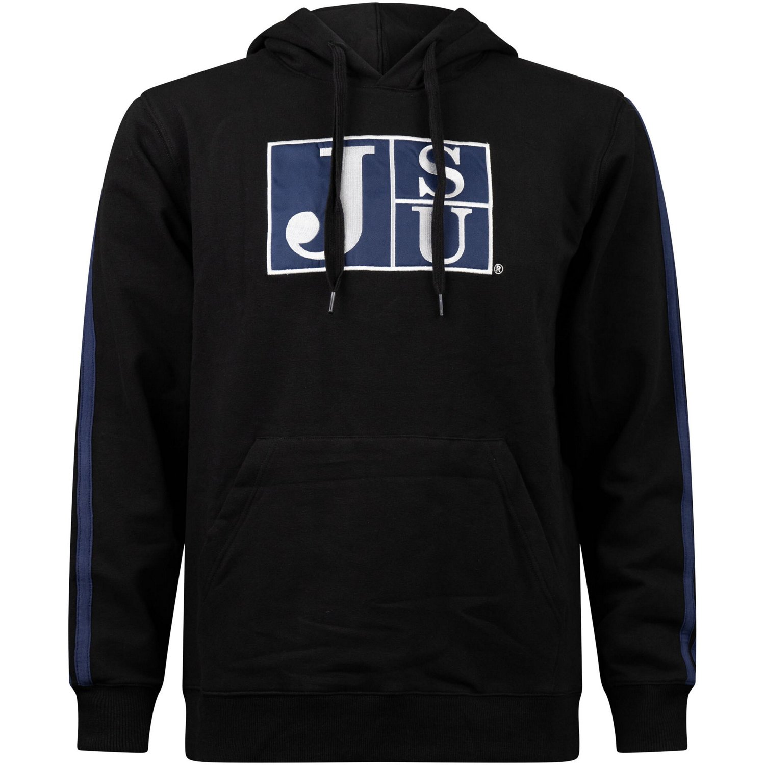 FISLL Jackson State Tigers Oversized Stripes Pullover Hoodie - view number 2