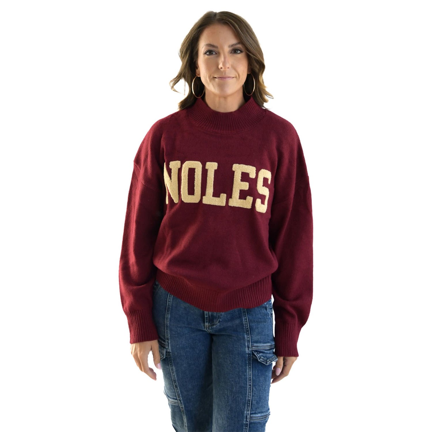 Florida State Seminoles Oversized Varsity Sweater - view number 4