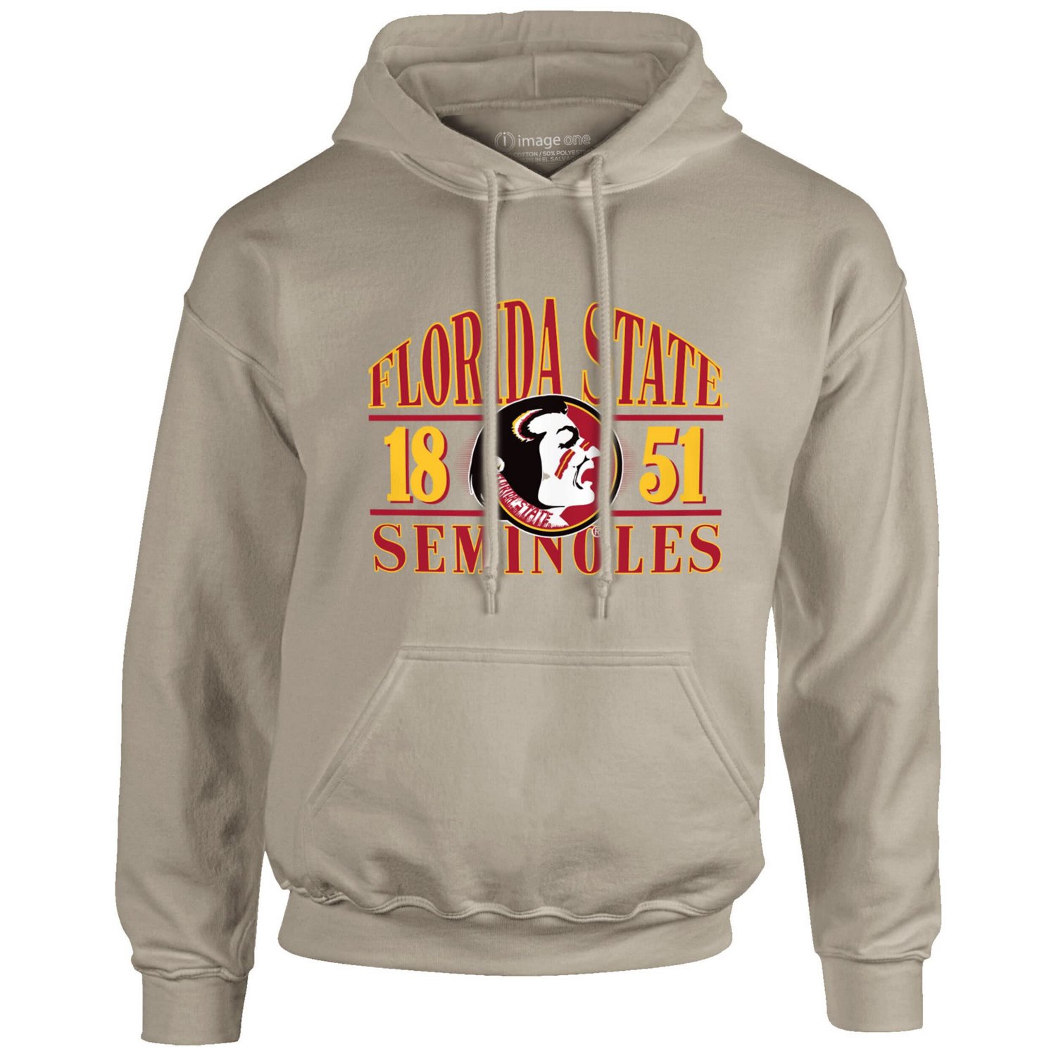 Florida State Seminoles Upper Arch Letters Pullover Hoodie - view number 2