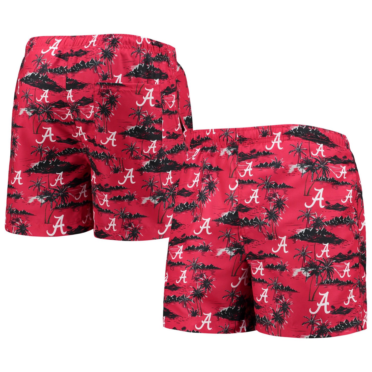 FOCO Alabama Tide Island Palm Swim Trunks - view number 1