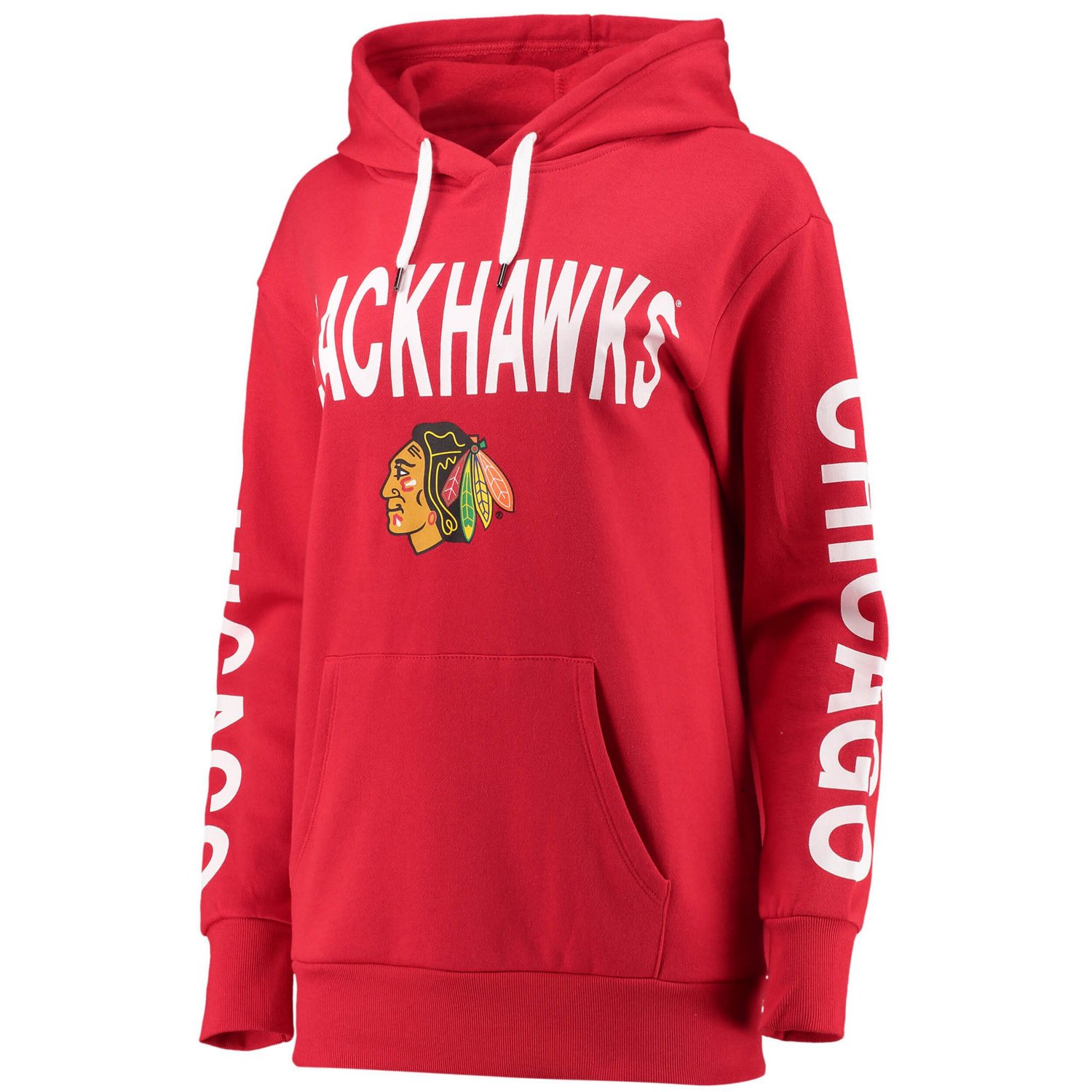 G-III 4Her by Carl Banks Chicago Blackhawks Extra Inning Pullover Hoodie - view number 2