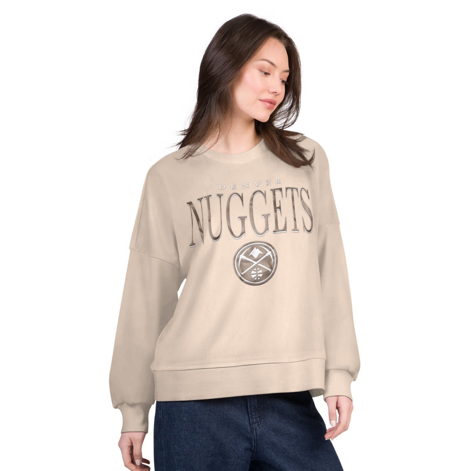 G-III 4Her by Carl Banks Denver Nuggets Oversized Vet II Sweatshirt