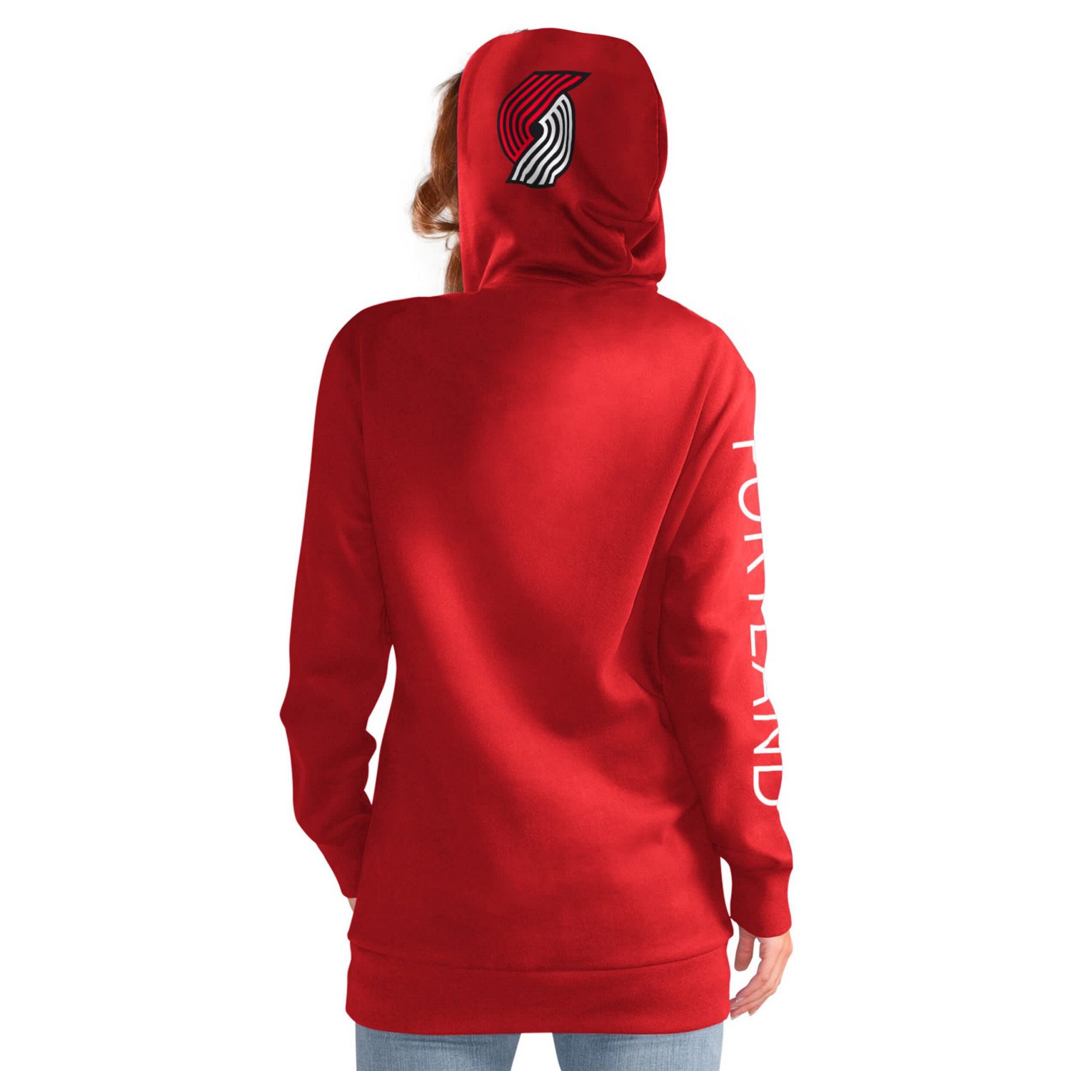 G-III 4Her by Carl Banks Portland Trail Blazers Base Coach Pullover Hoodie                                                       - view number 2
