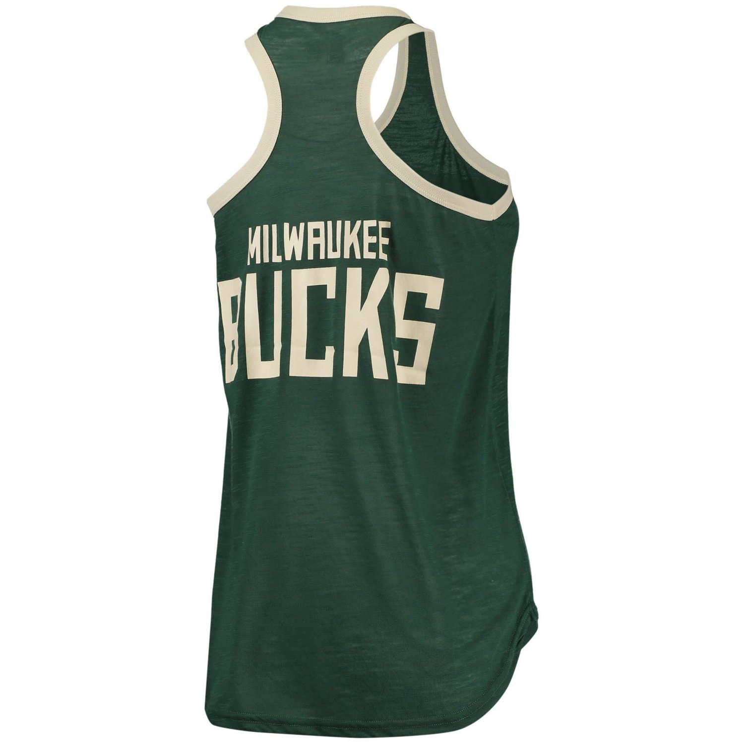 G-III Sports by Carl Banks Hunter Milwaukee Bucks Showdown Scoop-Neck Racerback Tank Top - view number 3