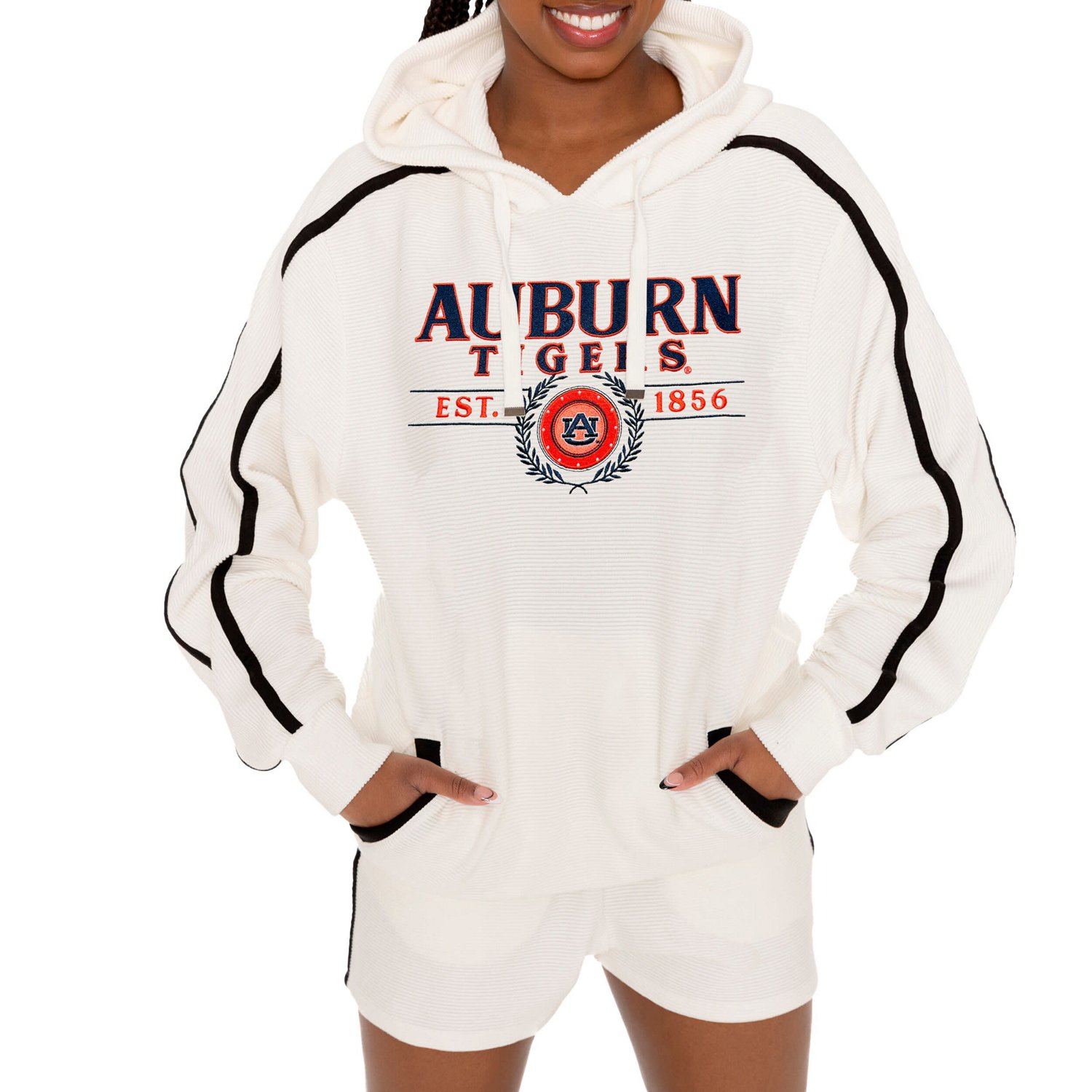 Gameday Couture Auburn Tigers Down Set Go Pullover Hoodie and Shorts Set - view number 2