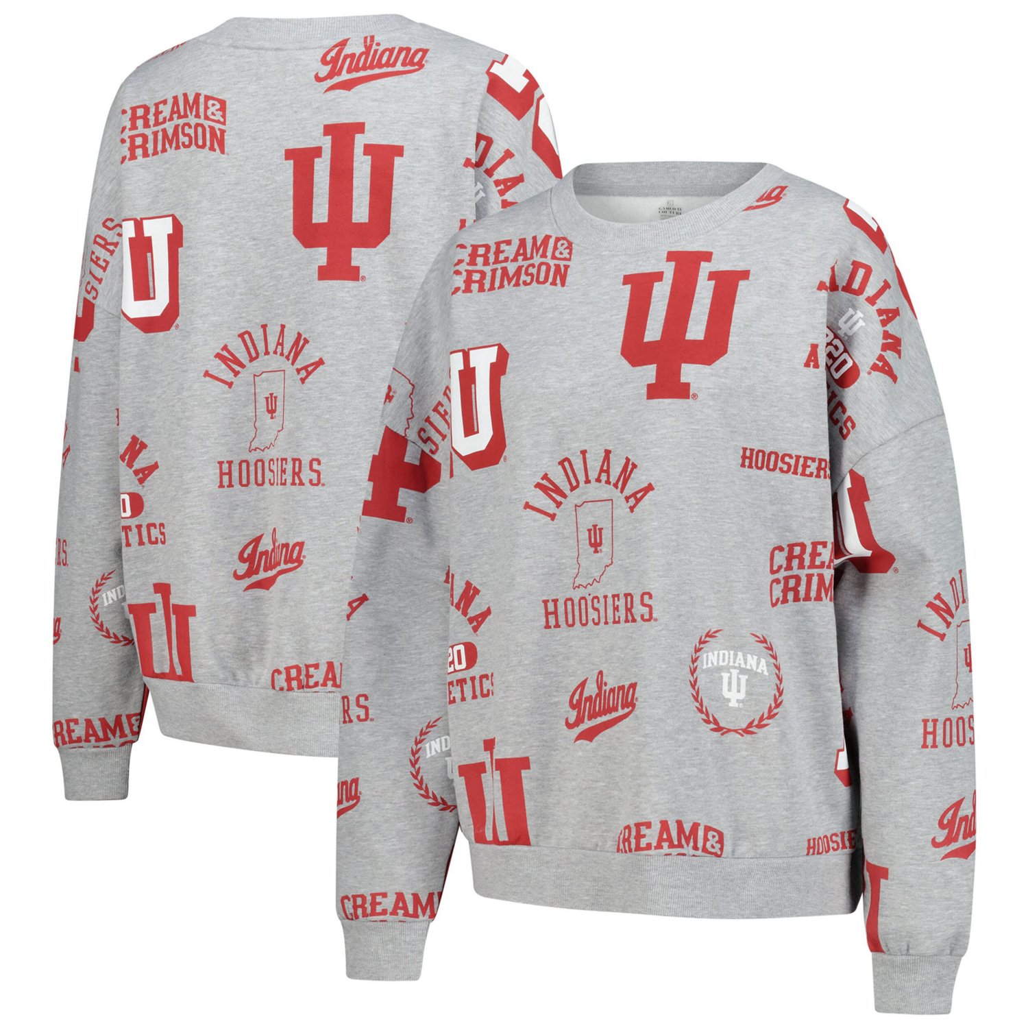 Gameday Couture Indiana Hoosiers Always on Repeat Fleece Sweatshirt