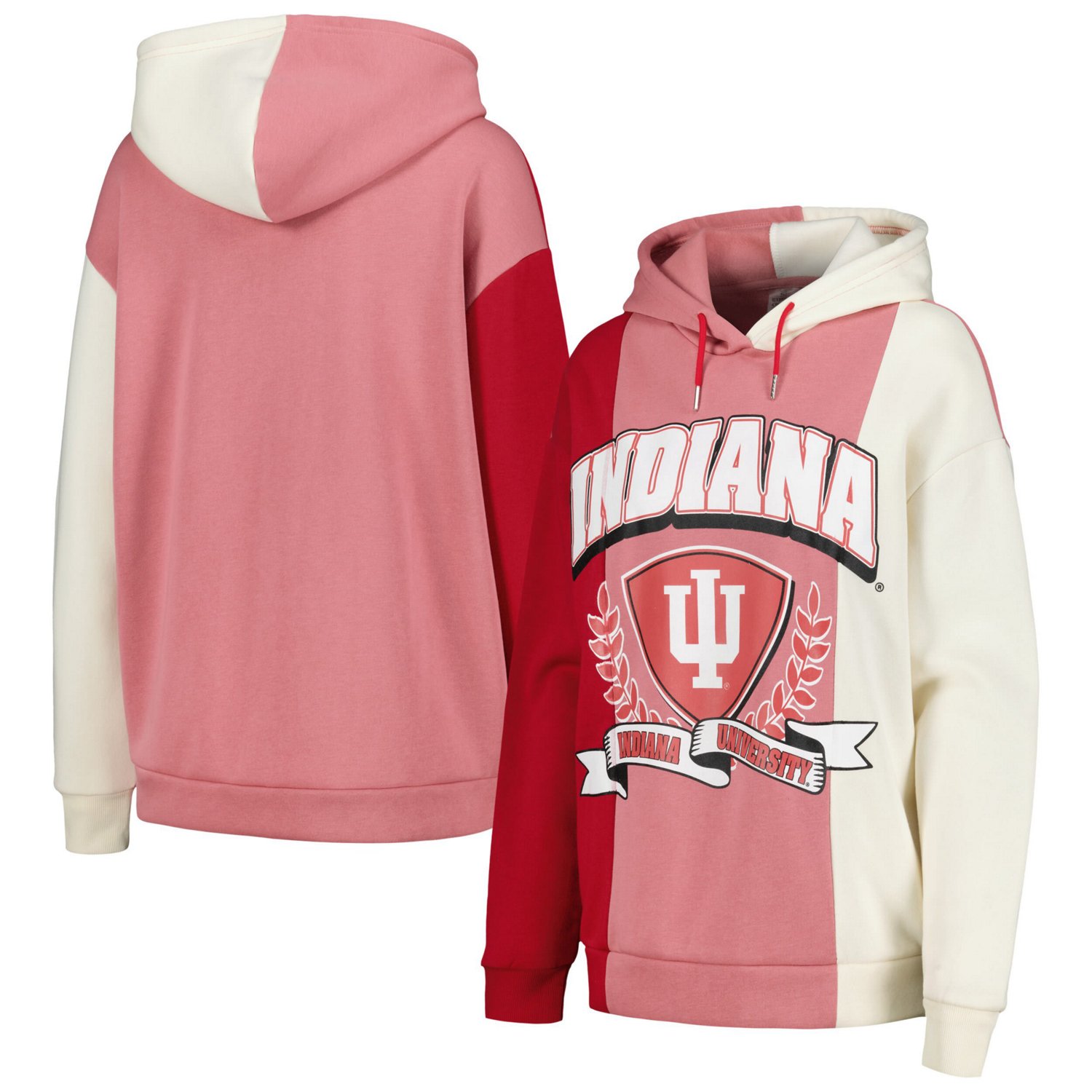 Gameday Couture Indiana Hoosiers Hall of Fame Colorblock Pullover Hoodie