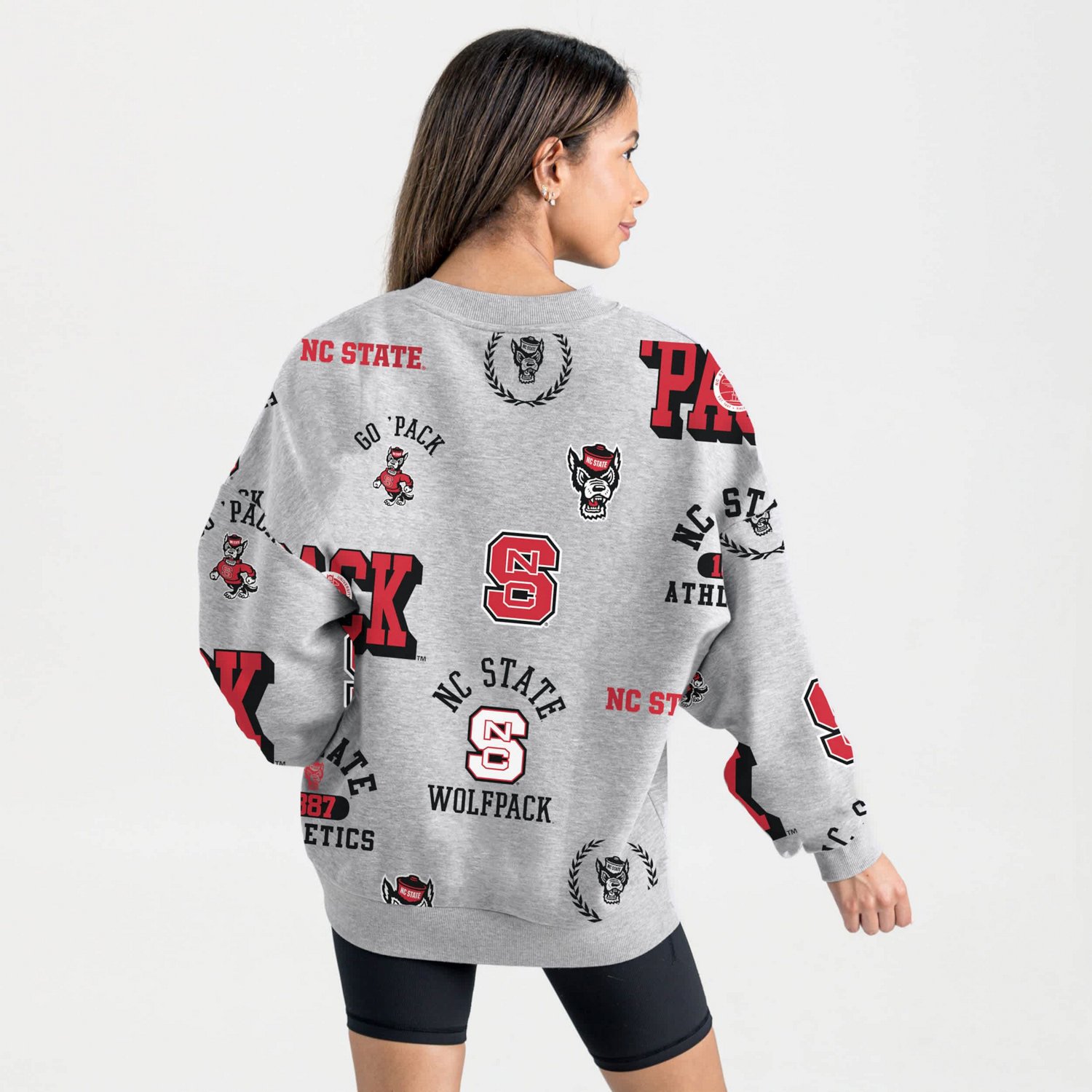 Gameday Couture NC State Wolfpack Always on Repeat Fleece Sweatshirt - view number 2