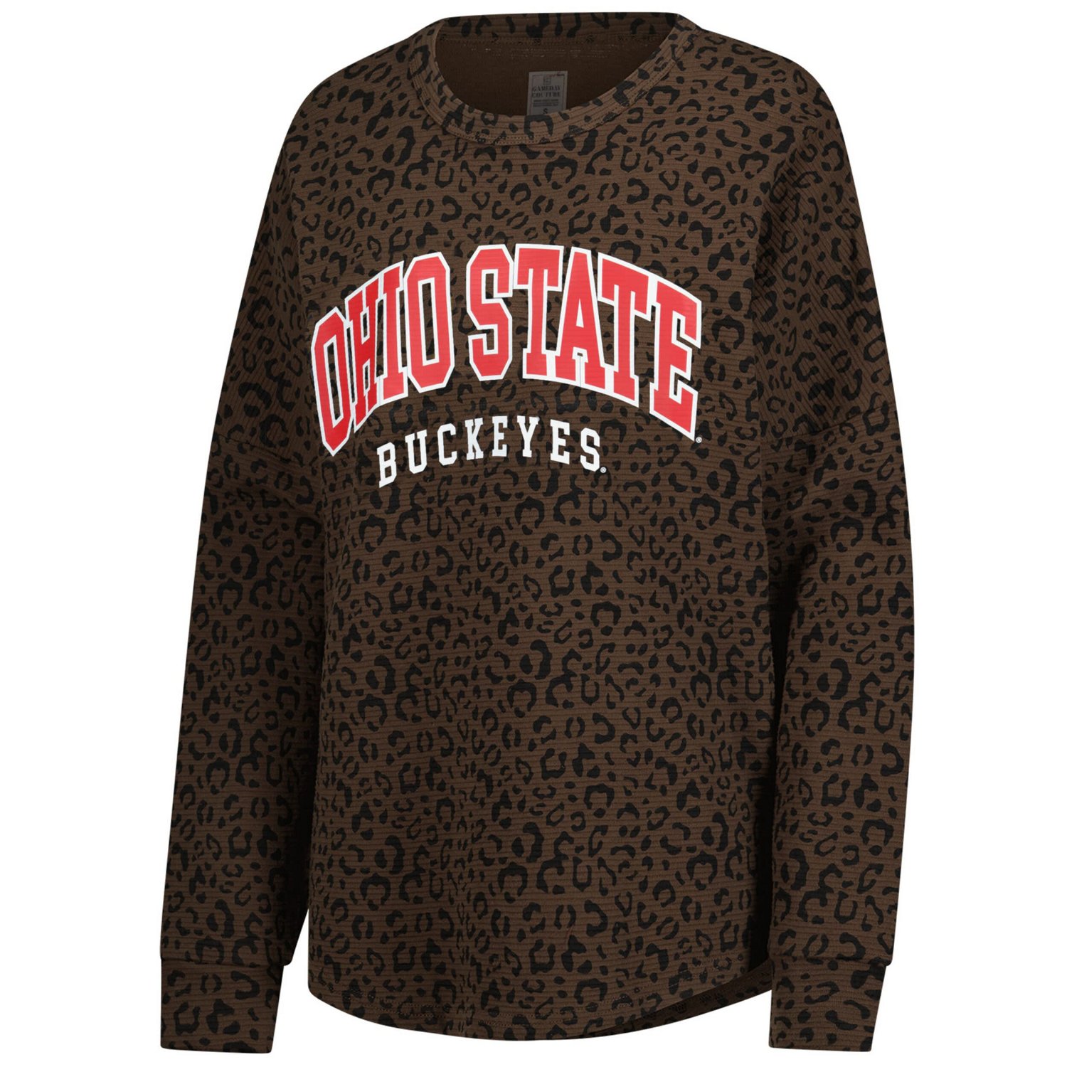 Gameday Couture Ohio State Buckeyes Leopard Oversized Sweatshirt - view number 2