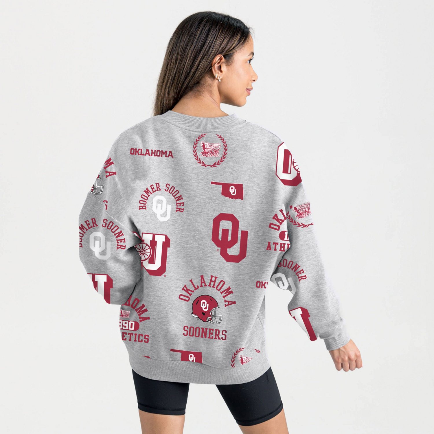 Gameday Couture Oklahoma Sooners Always on Repeat Fleece Sweatshirt - view number 2