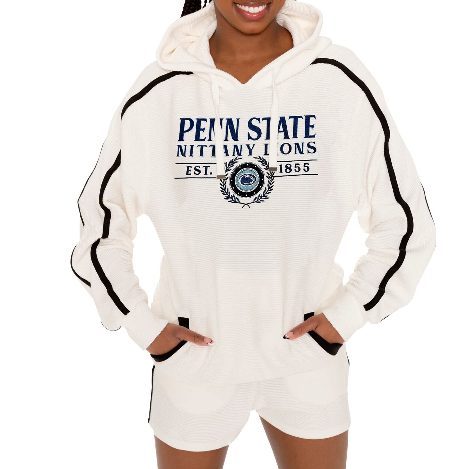 Gameday Couture Penn State Nittany Lions Down Set Go Pullover Hoodie and Shorts Set - view number 2