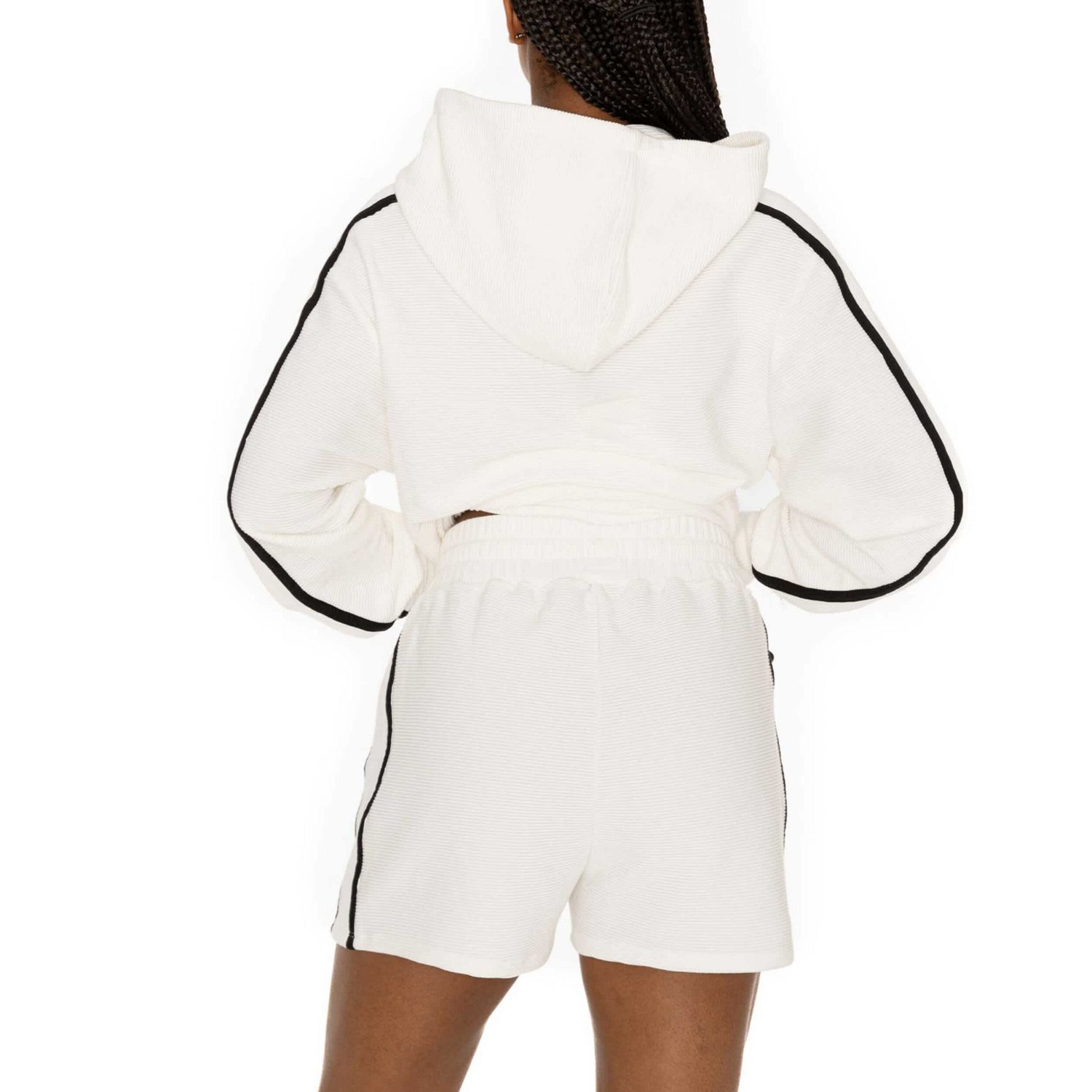 Gameday Couture Purdue Boilermakers Down Set Go Pullover Hoodie and Shorts Set                                                   - view number 4