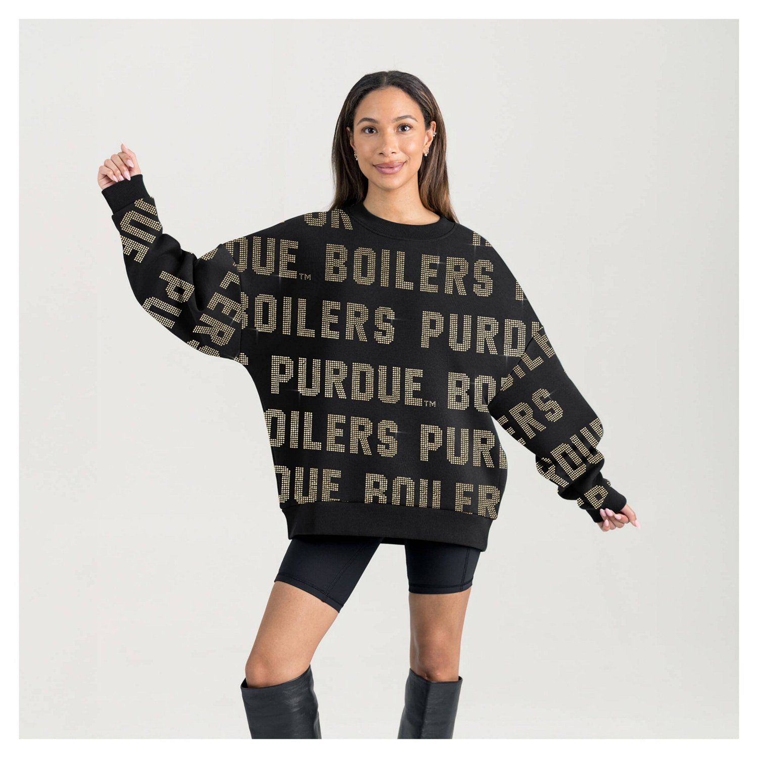 Gameday Couture Purdue Boilermakers Hype Era Sweatshirt - view number 4