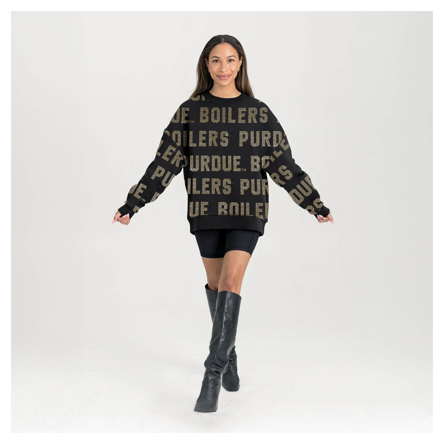 Gameday Couture Purdue Boilermakers Hype Era Sweatshirt - view number 3