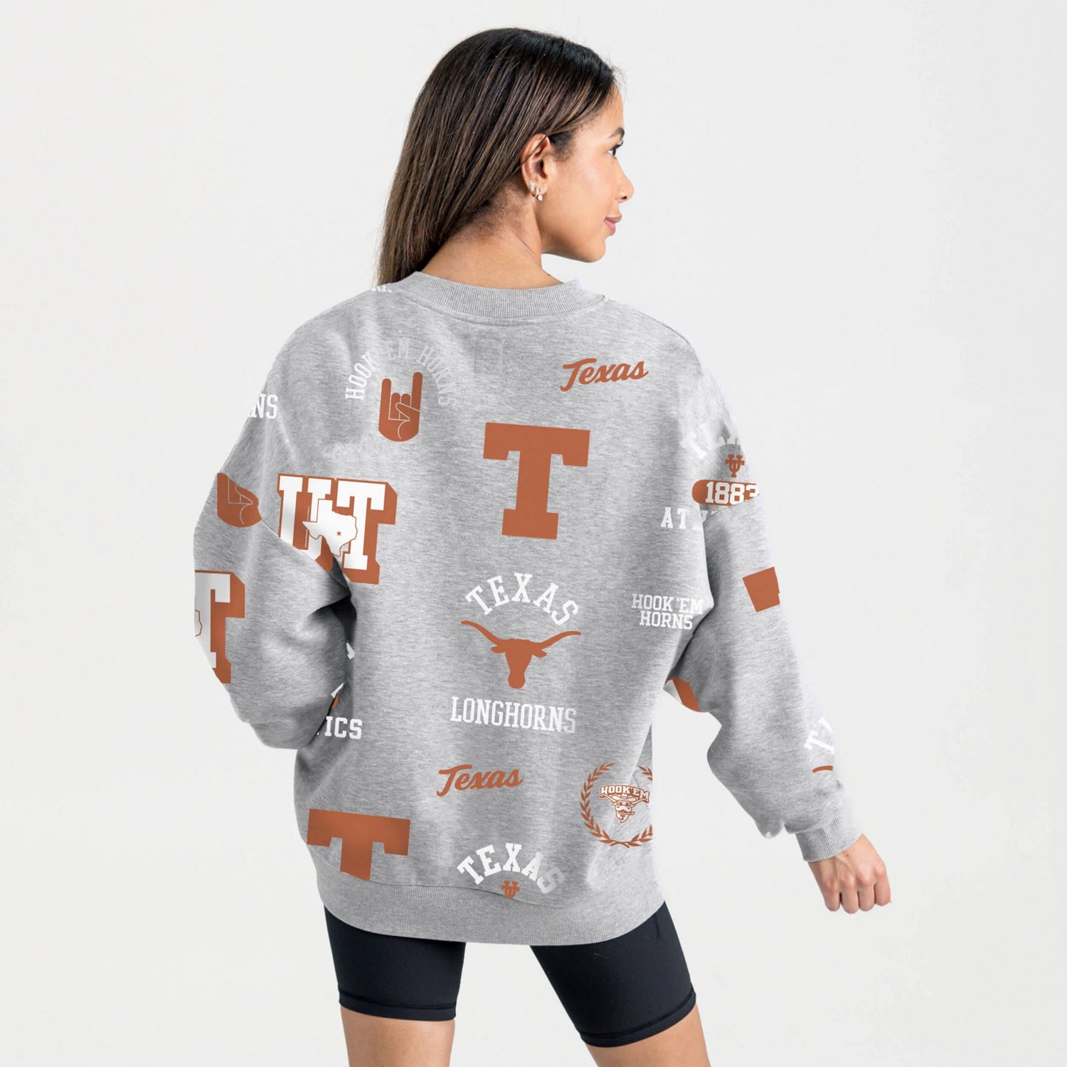 Gameday Couture Texas Longhorns Always on Repeat Fleece Sweatshirt - view number 2