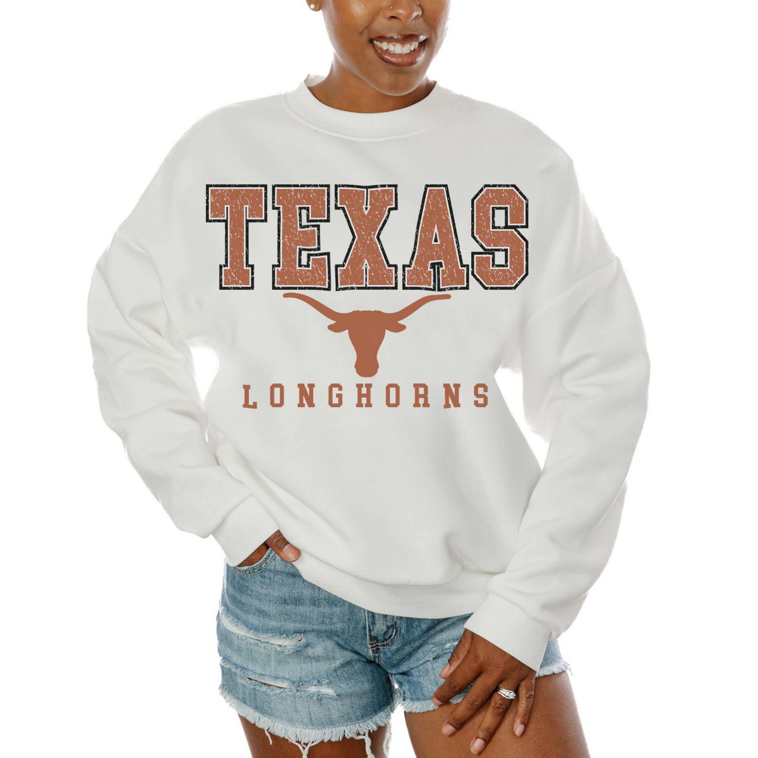 Gameday Couture Texas Longhorns Freestyle Fleece Pullover Sweatshirt