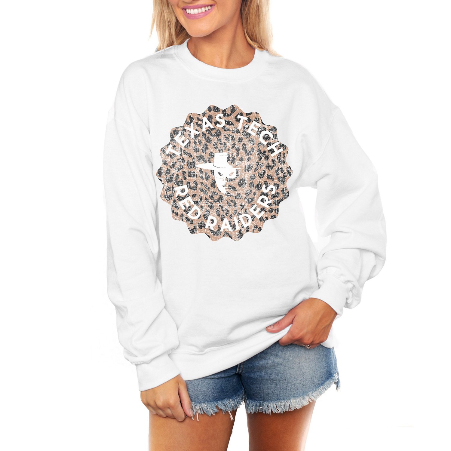 Gameday Couture Texas Tech Red Raiders Wild Side Perfect Crewneck Pullover Sweatshirt
