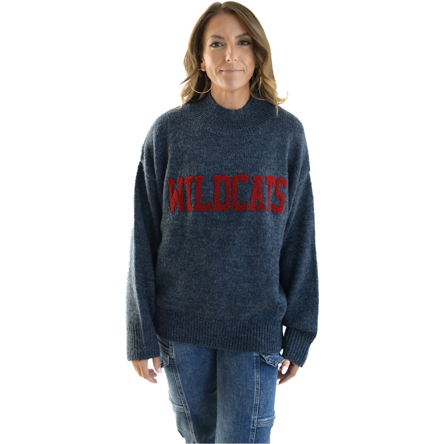 Gameday Social Arizona Wildcats Oversized Varsity Sweater - view number 4